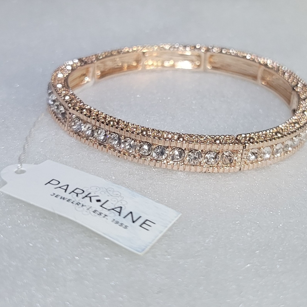 Park Lane Rose Gold and Silver Bracelet